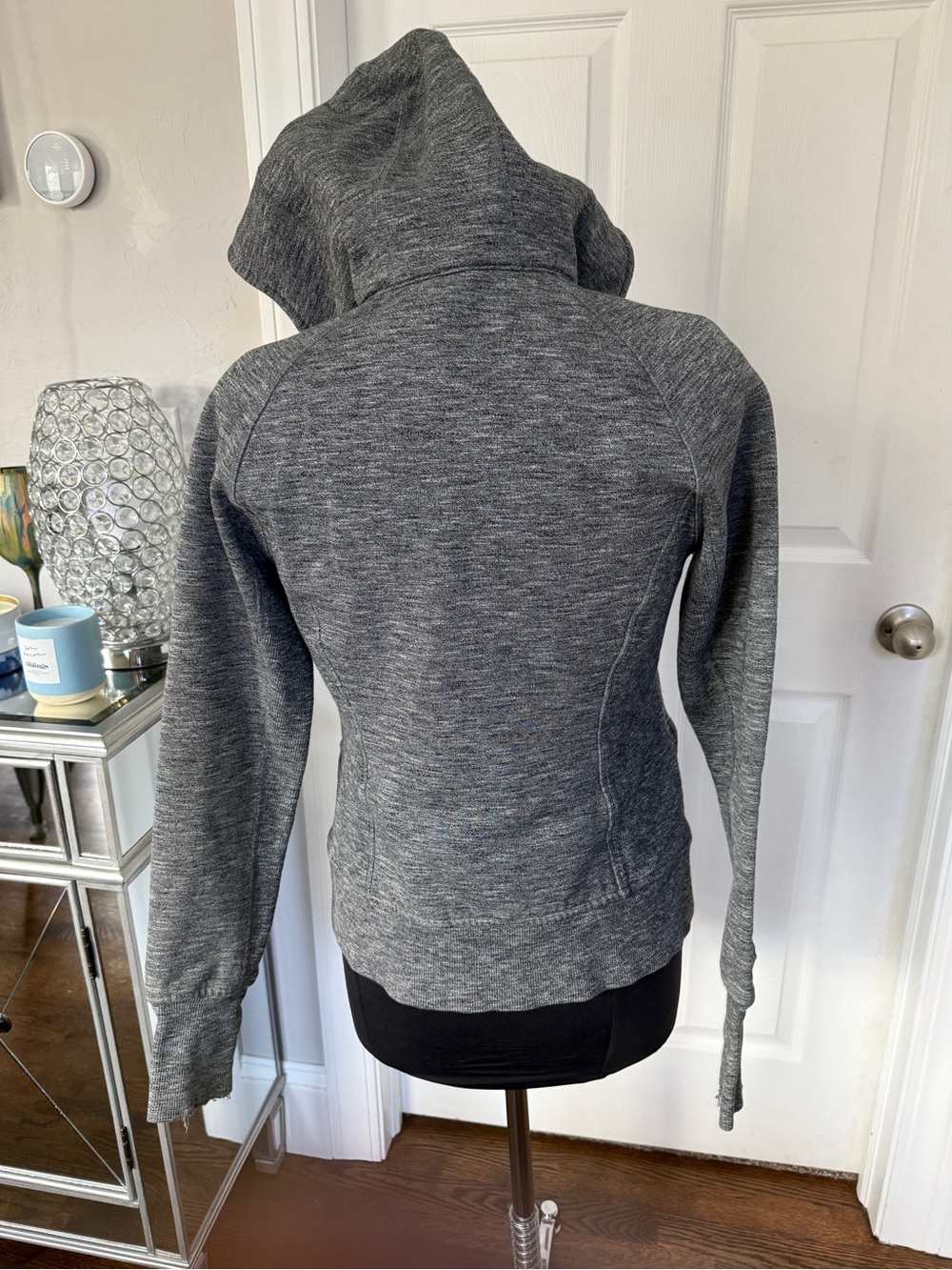 lululemon athletica Heather Gray Hooded Full-Zip Jacket - Picture 2 of 4
